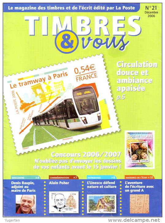 FRANCE  2006 - Postal Philatelic Magazine - 12 Pages - Le Tramway à Paris - Tram