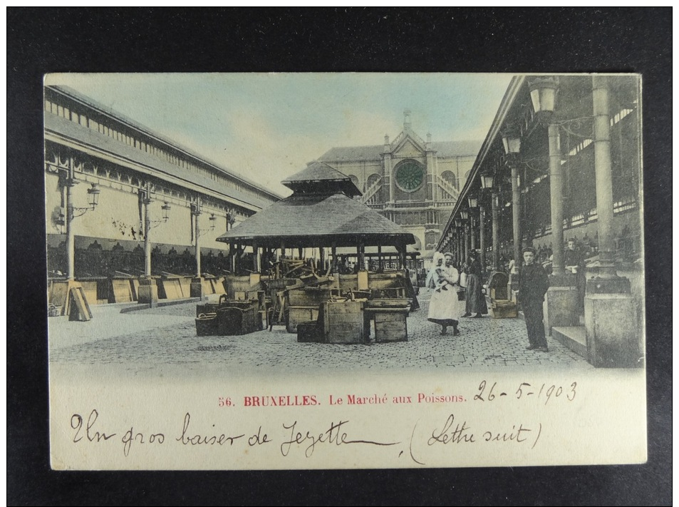 Bruxelles Le Marché Aux Poissons - Marchés