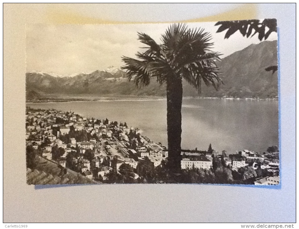 CARTOLINA LOCARNO PANORAMA VIAGGIATA DEL 1955 BUONO STATO - Locarno