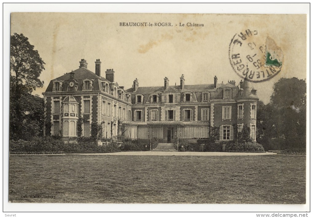 BEAUMONT LE ROGER  - Le Château . - Beaumont-le-Roger