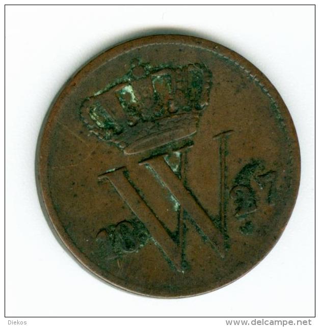 Niederlande 1 Cent 1827    #m143 - 1815-1840 : Willem I