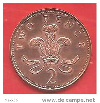 GRAN BRETAGNA - GREAT BRITAIN - 2008 - ROYAL MINT UK DECIMAL  2p TWO PENCE - CONDIZIONI QFDC - 2 Pence & 2 New Pence