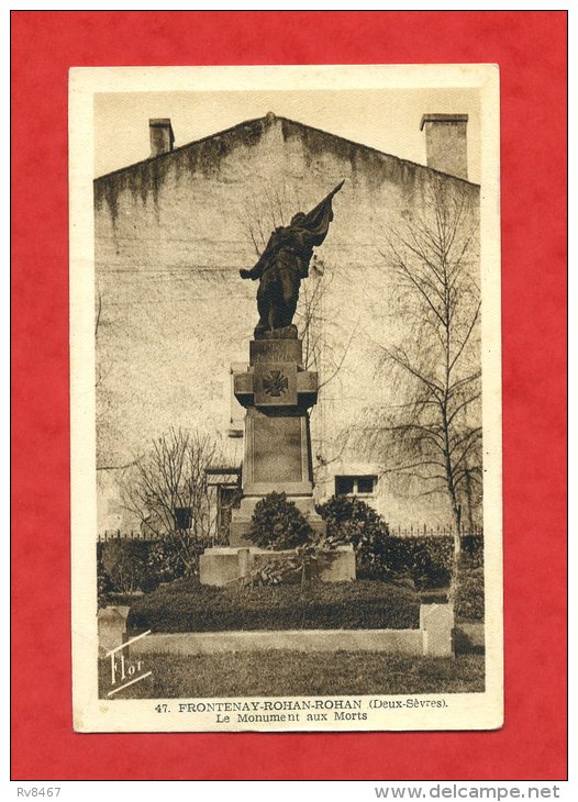* FRONTENAY ROHAN ROHAN-Le Monument Aux Morts - Frontenay-Rohan-Rohan
