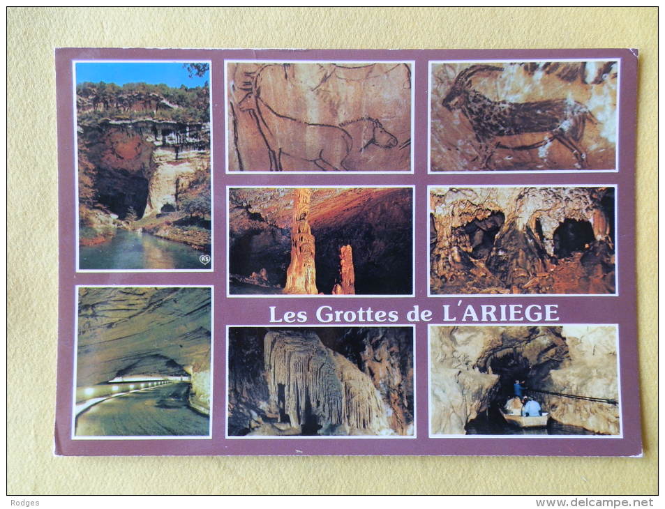 Dep 09 , Cpm Les Grottes De L'Ariège , Le Mas D'Azil , ... , Multivues , Recto/verso  (23) - Autres & Non Classés