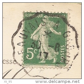 Convoyeur Beauvais à Gisors - 30-8-1917 - Poste Ferroviaire