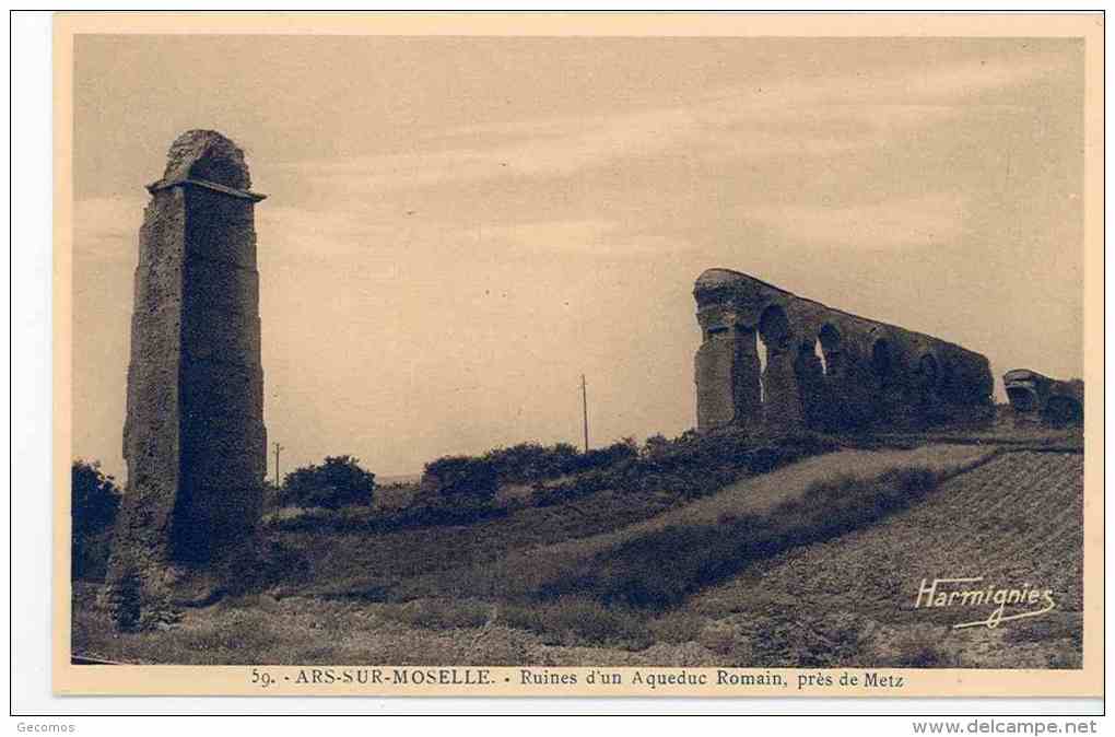 CPA 57 - ARS SUR MOSELLE - Ruines D'un Aqueduc Romain - Ars Sur Moselle