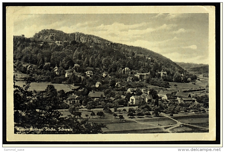Kurort Rathen  -  Sächs. Schweiz   -  Ansichtskarte Ca.1956    (1932) - Rathen