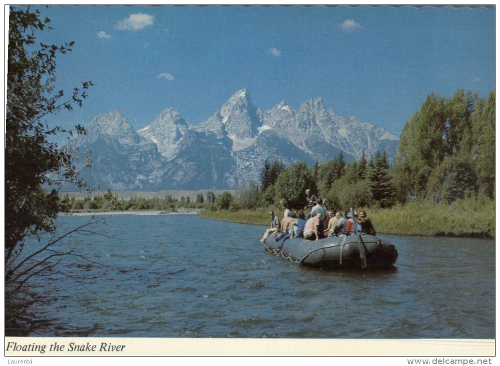(199) Canada - Whitewater Boating - Rafting - Snake River - Rowing