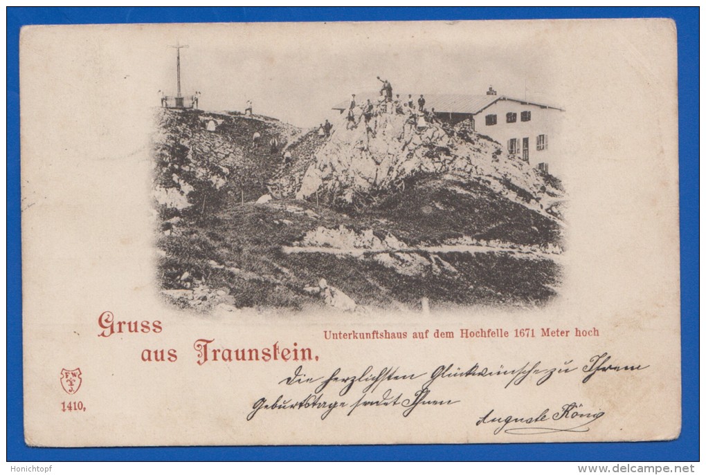 Deutschland; Traunstein; Unterkunftshaus Auf Dem Hochfelle; 1898 - Traunstein