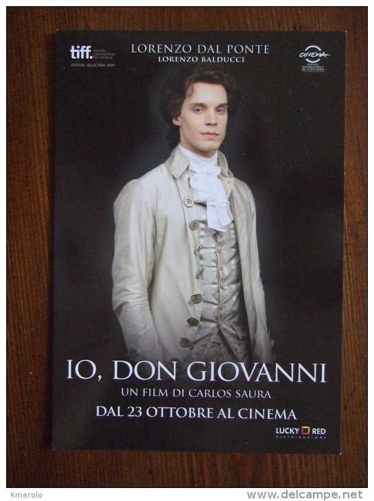 Io, Don Giovanni Movie Film Carte Postale - Publicidad