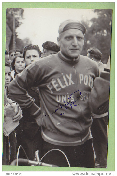 Augustin CORTEGGIANI, Autographe Manuscrit, Dédicace. 2 Scans. Photo Picoche - Cyclisme