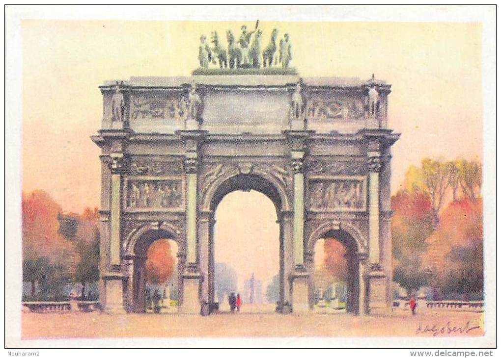 Chromos Réf. D201. Biscottes Saint Luc - Paris, Arc De Triomphe Du Carrousel - Autres & Non Classés