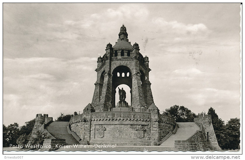 PK-CP Deutschland, Porta Westfalica Kaiser-Wilhelm-Denkmal, Gebraucht, Siehe Bilder!*) - Porta Westfalica