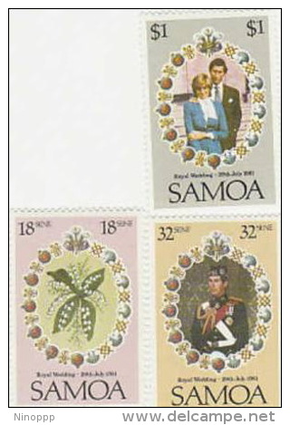 Samoa-1981 Royal Wedding MNH - Samoa (Staat)