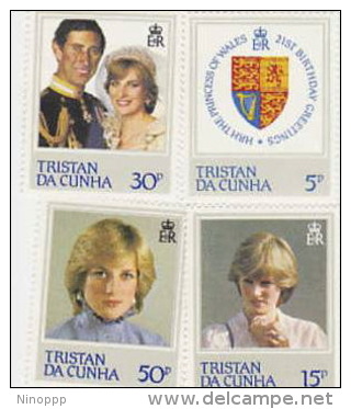 Tristan Da Cunha-1982 Princess Diana 21st Birthday MNH - Tristan Da Cunha