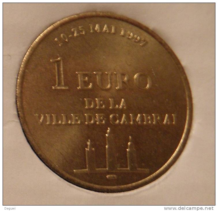 1 Euro Temporaire Precurseur De CAMBRAI  1997, RRRR, BR, Nr. 161 - Euro Der Städte