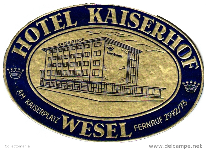 16  Hotel labels GERMANY duitsland Deutschland Lubeck Frankfurt Freiburg Garmisch Lahn Hornberg Konstanz