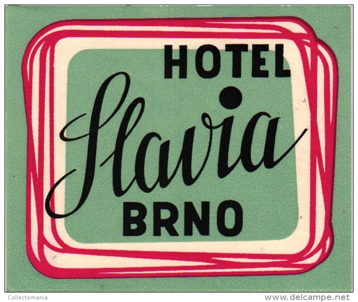 6 Hotel Labels  - Yugoslavia  Yougoslavie JUGOSLAVIJA  - Split - Brno - Dubrovnik - Beograd - Zadar - - Hotel Labels