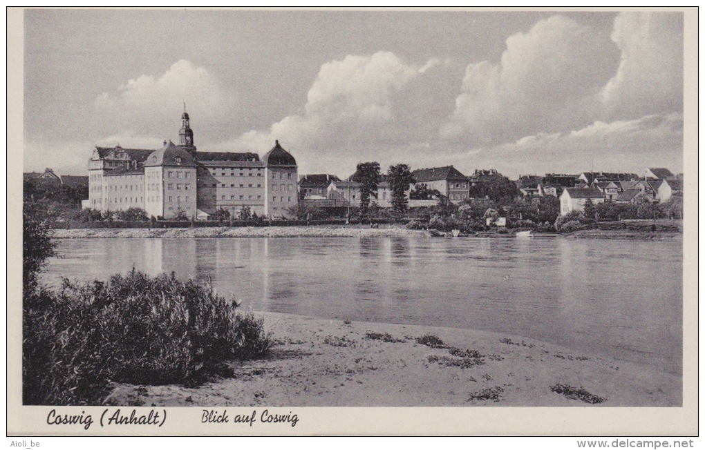 Coswig  ( Anhalt )- "Blick Auf Coswig"  Erich Franz, Coswig ( Anhalt) Hindenburgstr. 22 . - Coswig