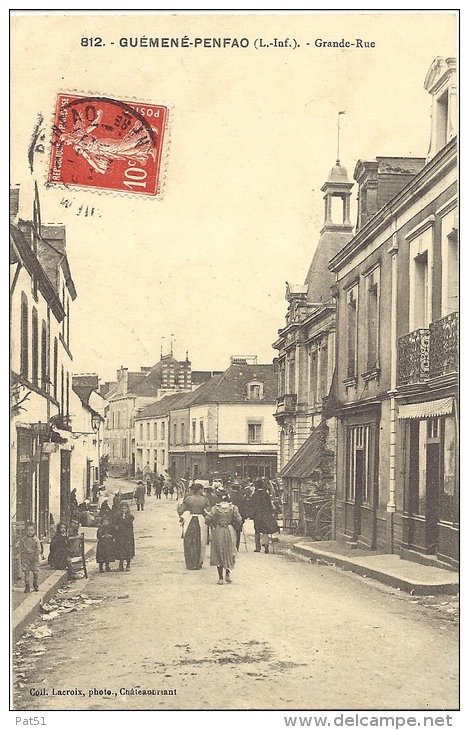 44 - Guémené Penfao : Grande Rue - Guémené-Penfao