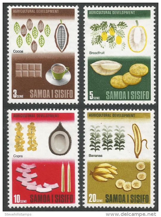 Samoa. 1968 Agricultural Development. MH Complete Set - Samoa (Staat)