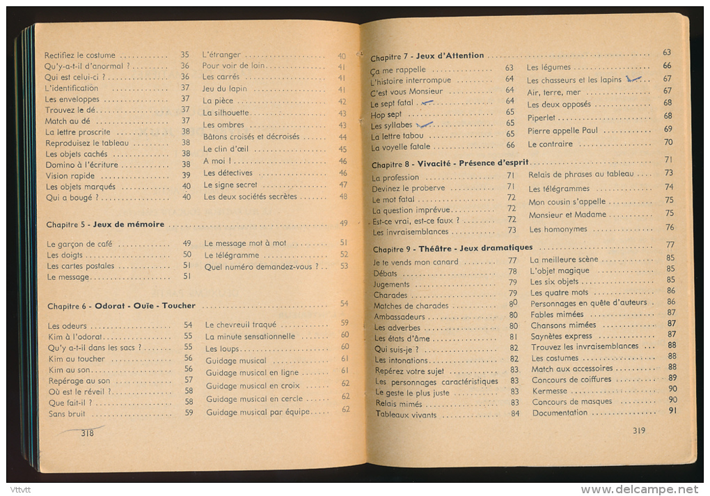 Le Nouveau Livre Des Jeux (1965) : JEUX D'INTERIEUR (Tome 1), E. Guillen, 800 Jeux D'Eclaireurs Et D'Eclaireuses - Juegos De Sociedad