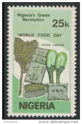 Nigeria 1981 Mi 386 ** Food Crops –“Green Revolution” - World Food Day / Welternährungstag - ACF - Aktion Gegen Den Hunger