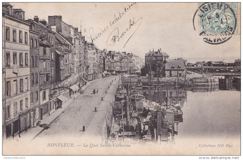 HONFLEUR. LE QUAI SAINTE CATHERINE(dil145) - Honfleur