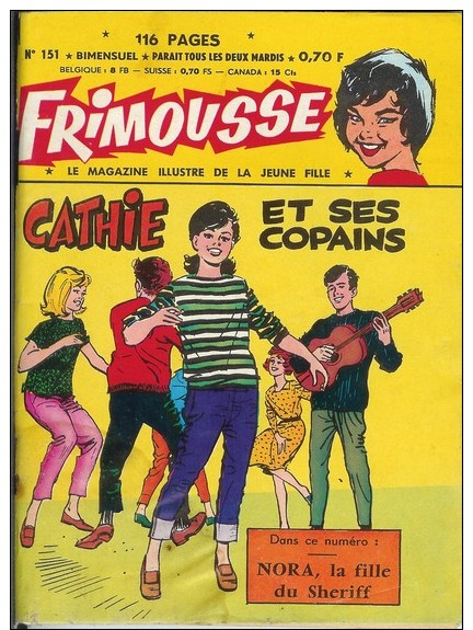 Frimousse - N°151 - Cathy Et Ses Copains - Petit Format - Bon état - 1964 - Autres & Non Classés