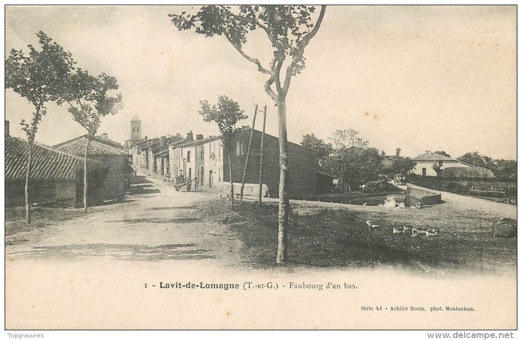 82 LAVIT DE LOMAGNE Faubourg D'en Bas - Lavit