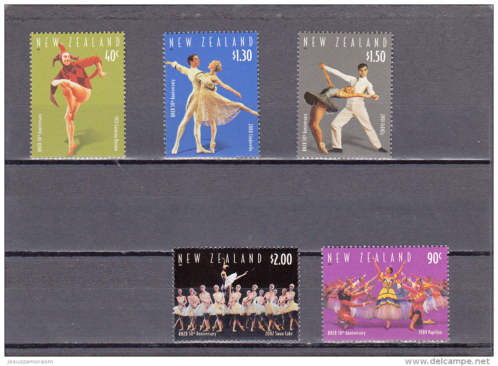 Nueva Zelanda Nº 1980 Al 1984 - Unused Stamps