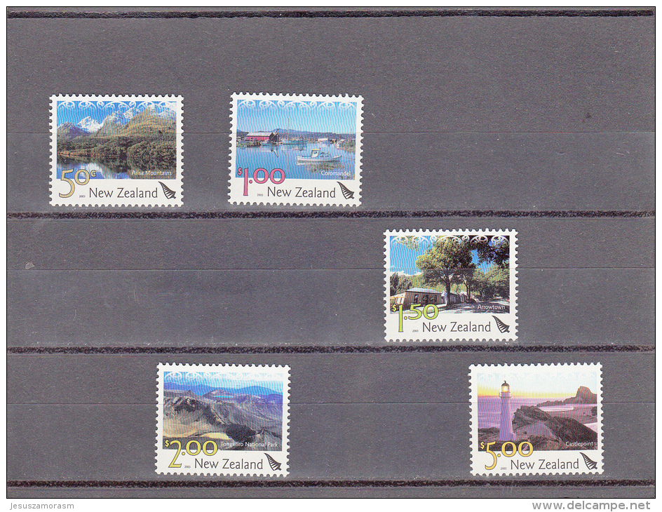 Nueva Zelanda Nº 2005 Al 2009 - Unused Stamps