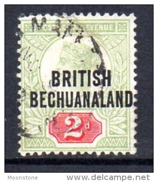 Bechuanaland British QV 1891 Overprint On GB 2d Green & Carmine, Fine Used (BA2) - 1885-1895 Colonie Britannique