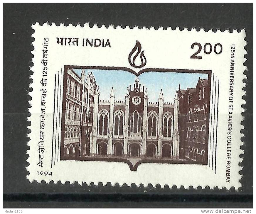 INDIA, 1994, 125th Anniversary Of St Xavier´s ( Xaviers), College, MNH, (**) - Neufs