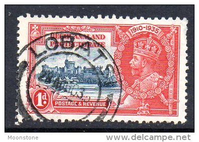 Bechuanaland Protectorate GV 1935 Silver Jubilee 1d Scarlet, Fine Used Lobatsi (BA2) - 1885-1964 Bechuanaland Protettorato