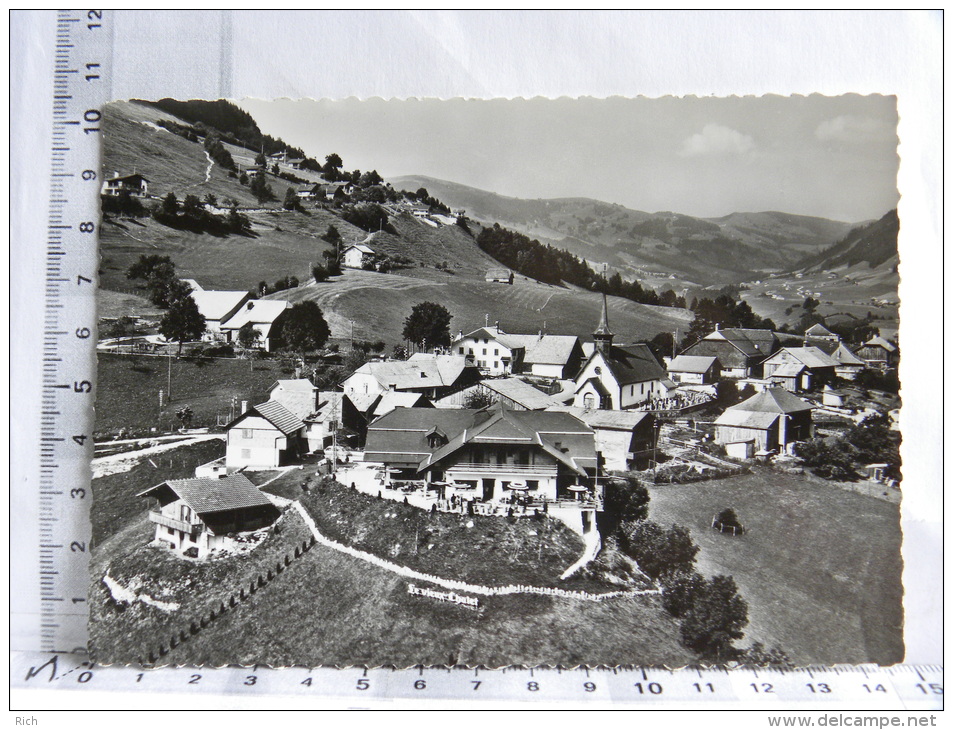 CPSM Suisse - En Avion Au-dessus De...  Crésuz (Gruyère) - Crésuz