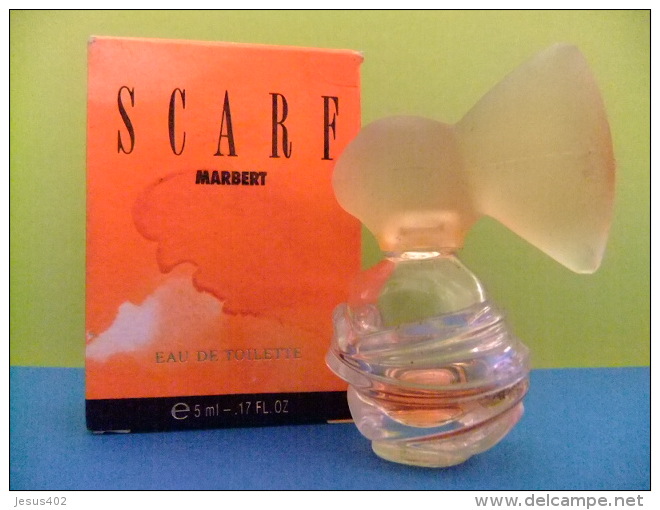 MINIATURE  EAU DE TOILETTE  - SCARF - MARBERT - ITALIA -- 0.17 Fl Oz  4 Ml  -  ECHANTILLON DE COLLECTION - Miniaturen Damendüfte (mit Verpackung)