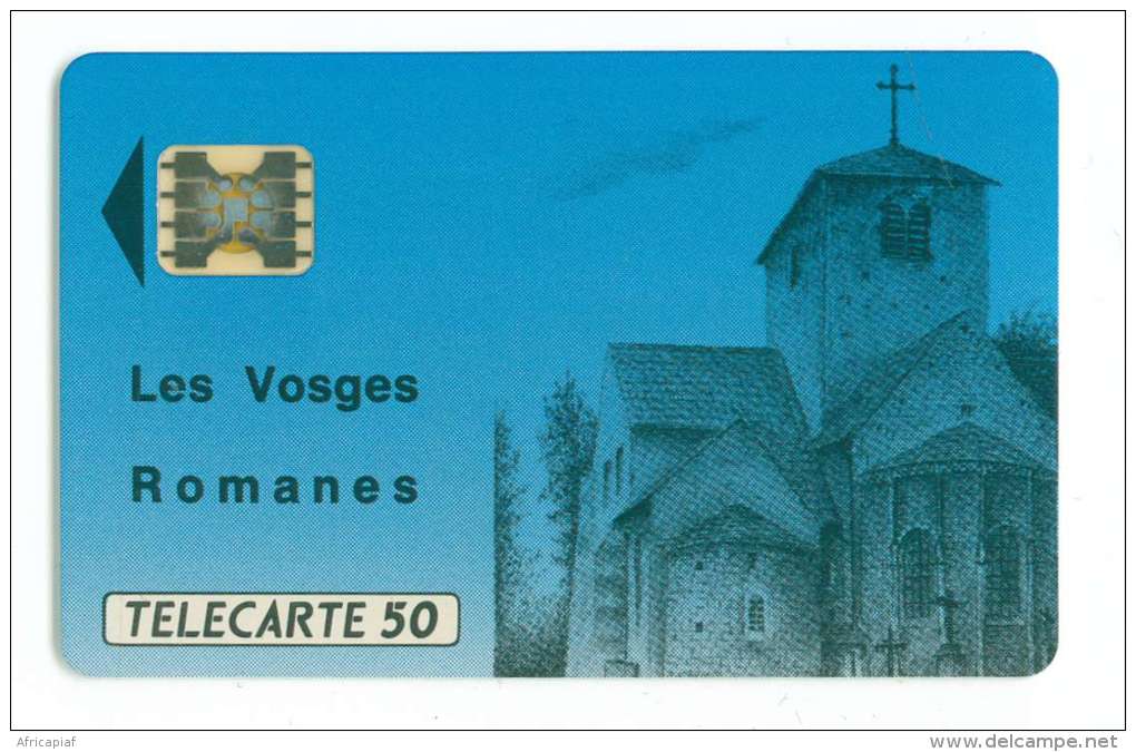 FRANCE EN31 50 Unités LES VOSGES ROMANES N° 25637 Tirage 3283 Ex 04/91 EGLISE - 50 Einheiten