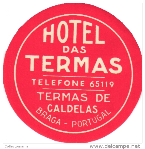 10  Hotel labels - Espana Spain Spanje Espagne - Granada Guadalajara Sevilla Murcia Padova San Sebastian Tenerife -