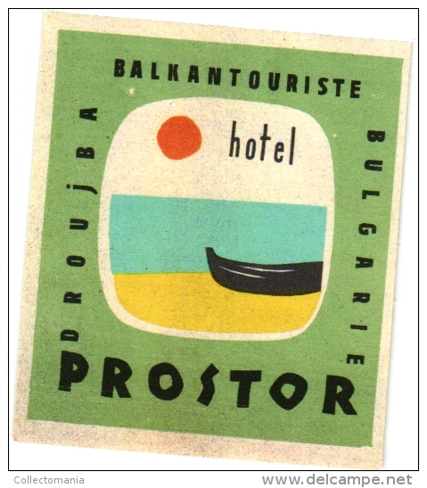 10  Hotel labels - etiketten    BULGARIE - Bulgarian air transport Etiquettes de bagage - Lugage labels Kofferetiketten