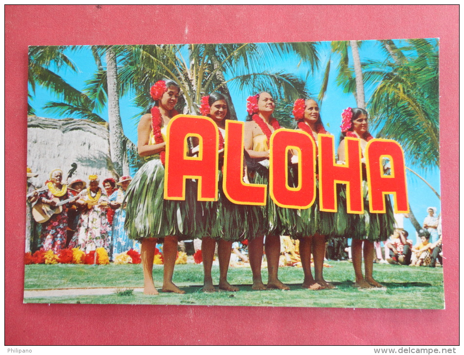 Waikiki Beach,HI--Kodak Hula Show--not Mailed--PJ 129 - Sonstige & Ohne Zuordnung