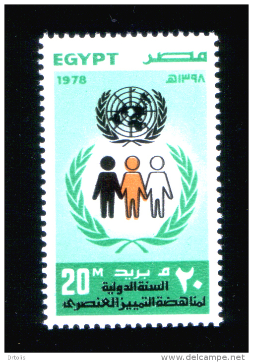 EGYPT / 1978 / UN / UN'S DAY / HUMAN RIGHTS / ANTI-APARTHEID / MNH / VF - Ongebruikt