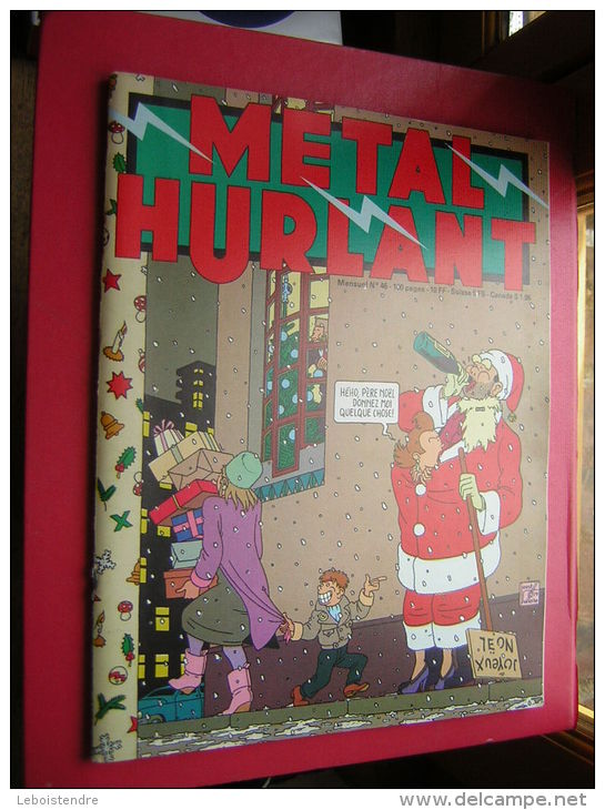 REVUE BD  MENSUEL N° 46 METAL HURLANT   1979 - Métal Hurlant