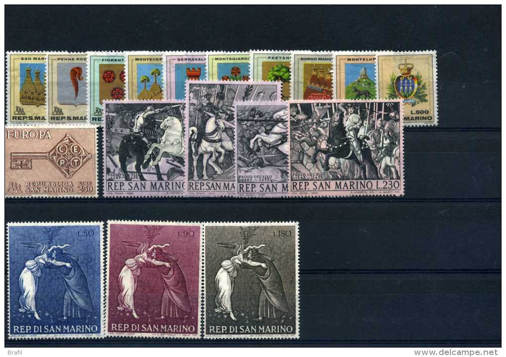 1968 San Marino, Annata Completa , Serie Complete Nuove (**) - Used Stamps