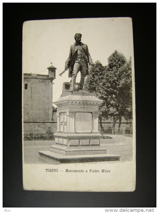 TORINO  Monumento A Pietro  Micca  NON VIAGGIATA  COME DA FOTO FORMATO PICCOLO OPACA - Autres Monuments, édifices