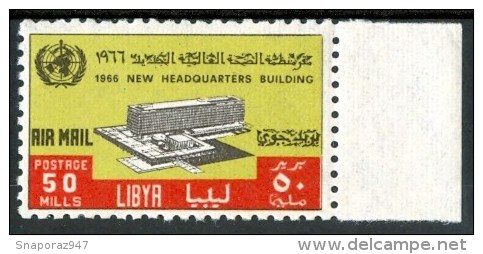 1966 Libia Snità Health Santè Decalco MNH** P6 - Erreurs Sur Timbres