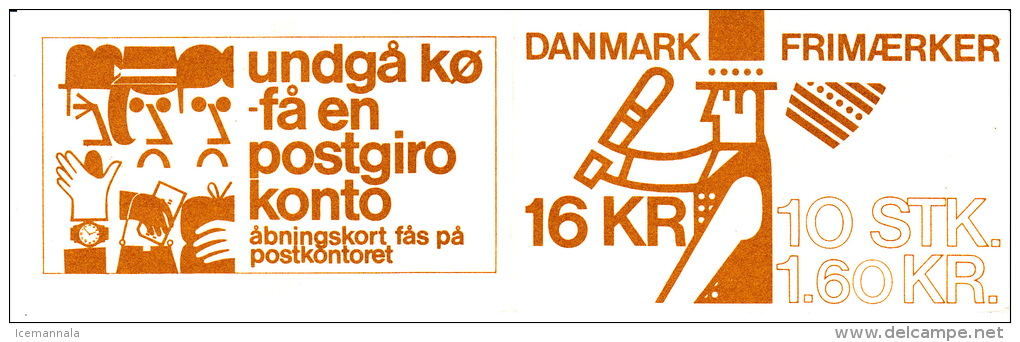 Dinamarca 733 - Carnets