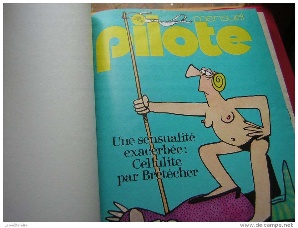 RARE REVUE PILOTE   N° 5 RELIURE EDITEUR NOUVELLE FORMULE CONTENANT LE N° 25 / 26 / 27 / 28 / 29