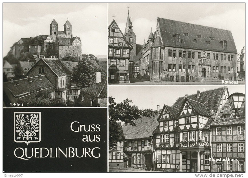 PK-CP Deutschland ("DDR"), Quedlinburg Gruss Aus ..., Ungebraucht, Siehe Bilder!*) - Quedlinburg