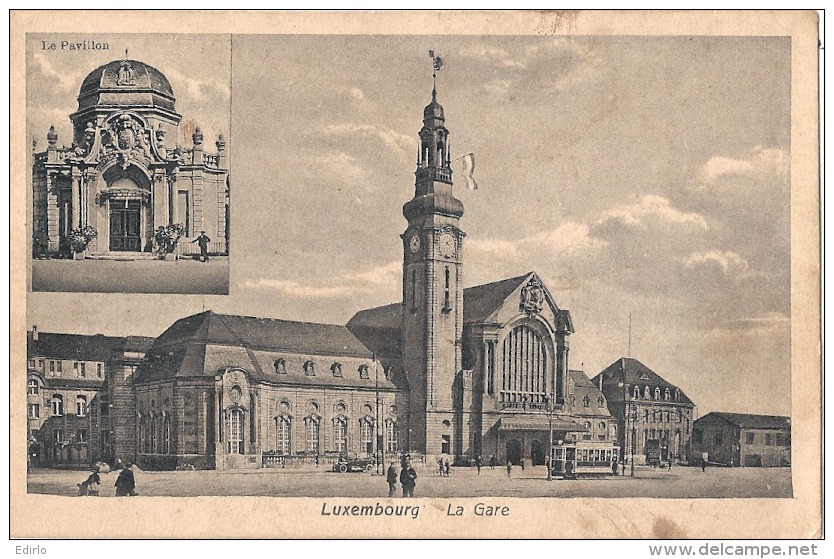 LUXEMBOURG  La Gare Et Le Pavillon  écrite TTB - Bettemburg